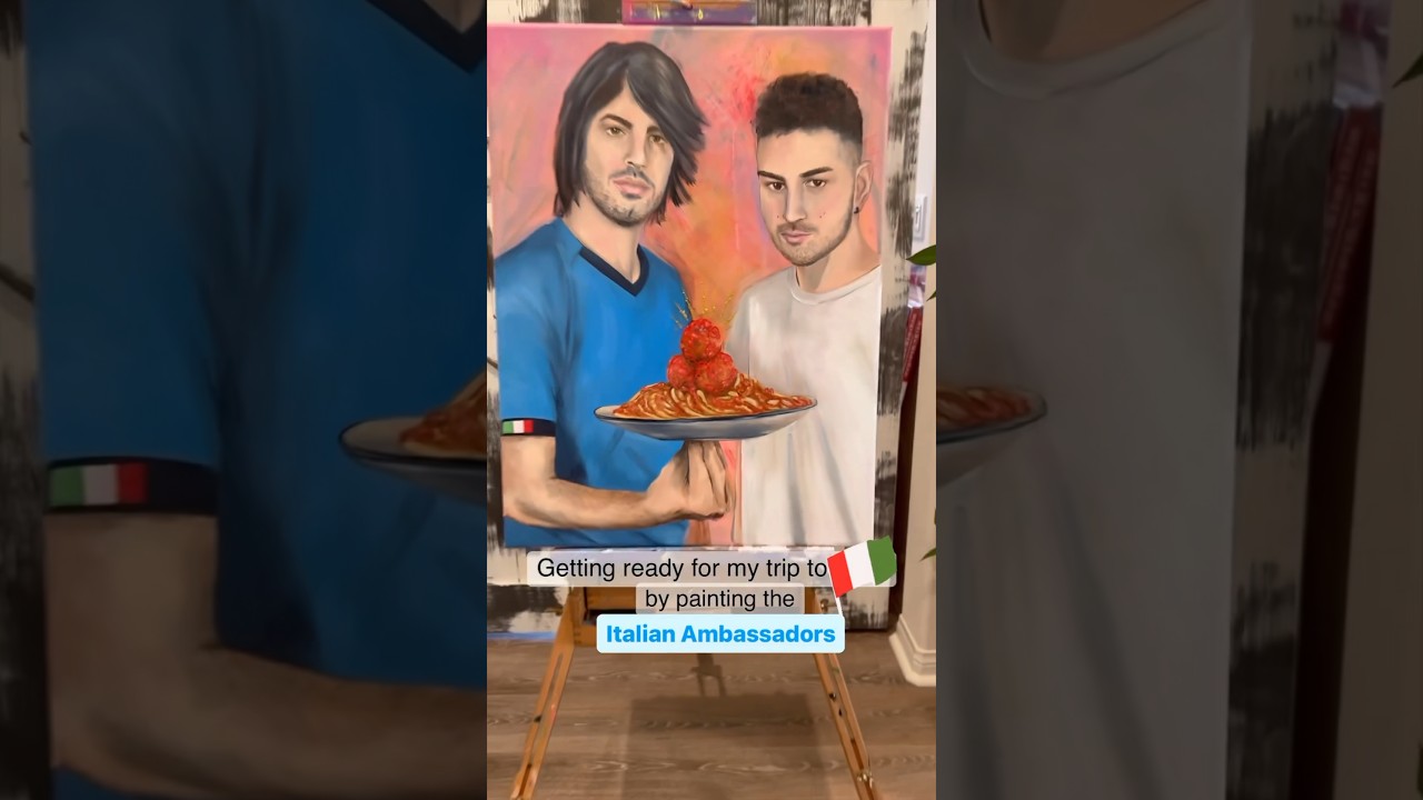 Lionfield reacting to their portrait