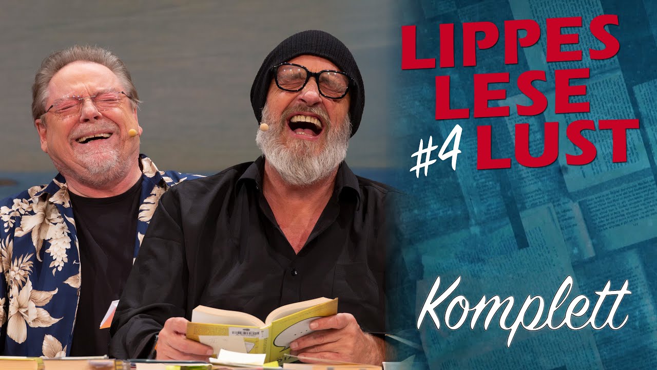 LIPPES LESELUST Staffel 4 - Komplett - mit Jürgen von der Lippe und Torsten Sträter - 3 Stunden