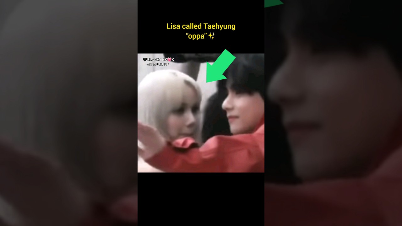 Lisa calling Taehyung 