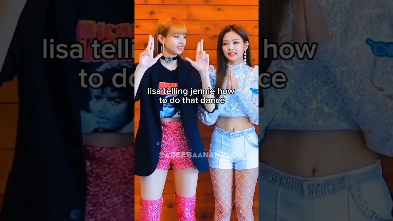 Lisa telling jennie how to do dance 🩰🪩 #blackpink #kpop #popular #lisa