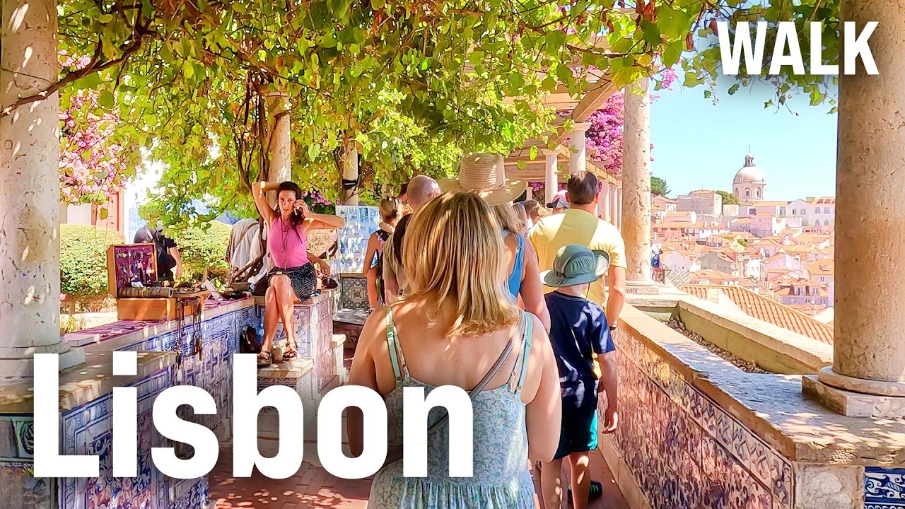 LISBON 4K Walking Tour - Portugal Walk with Captions & Immersive Sound [4K Ultra HD/60fps]
