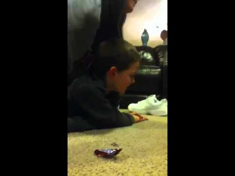 Little bro gets owned by big sis