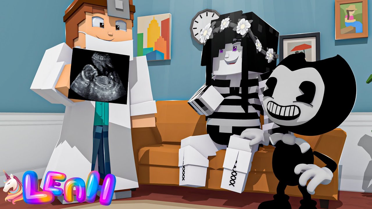 Little Leah IS PREGNANT with BENDY'S BABY... Minecraft