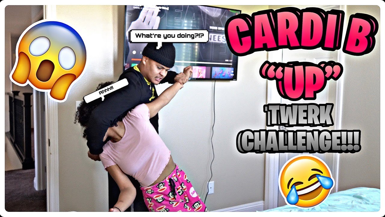 LITTLE SISTER TWERKING TO CARDI B “UP” PRANK ON OLDER BROTHER!