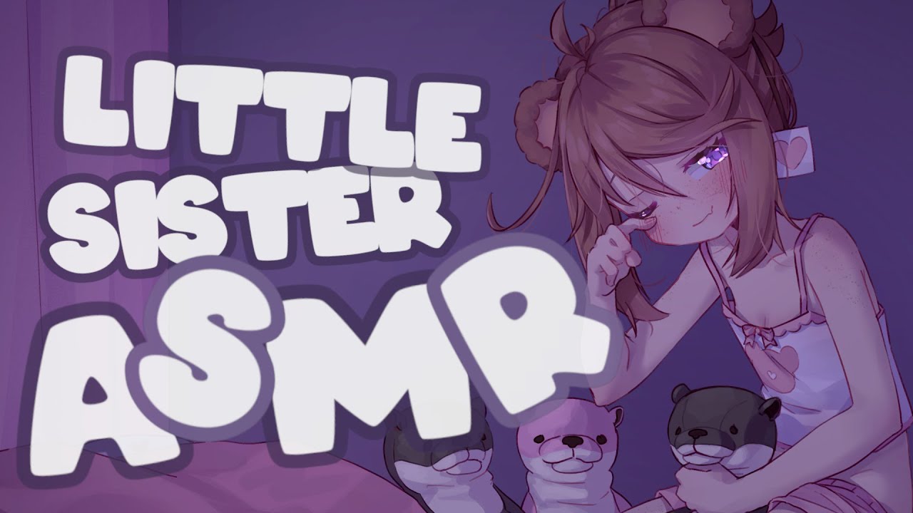 Little sister's late night cuddles ASMR 💤 personal attention,binaural audio, ear cleaning and more!