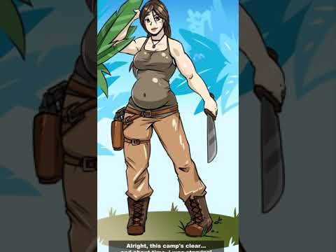 Little Weight gain comic- fat lara croft