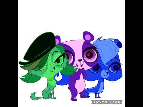 Littlest Pet Shop Zoe Trent, Pepper Clark, And Penny Ling’s mixing up colors