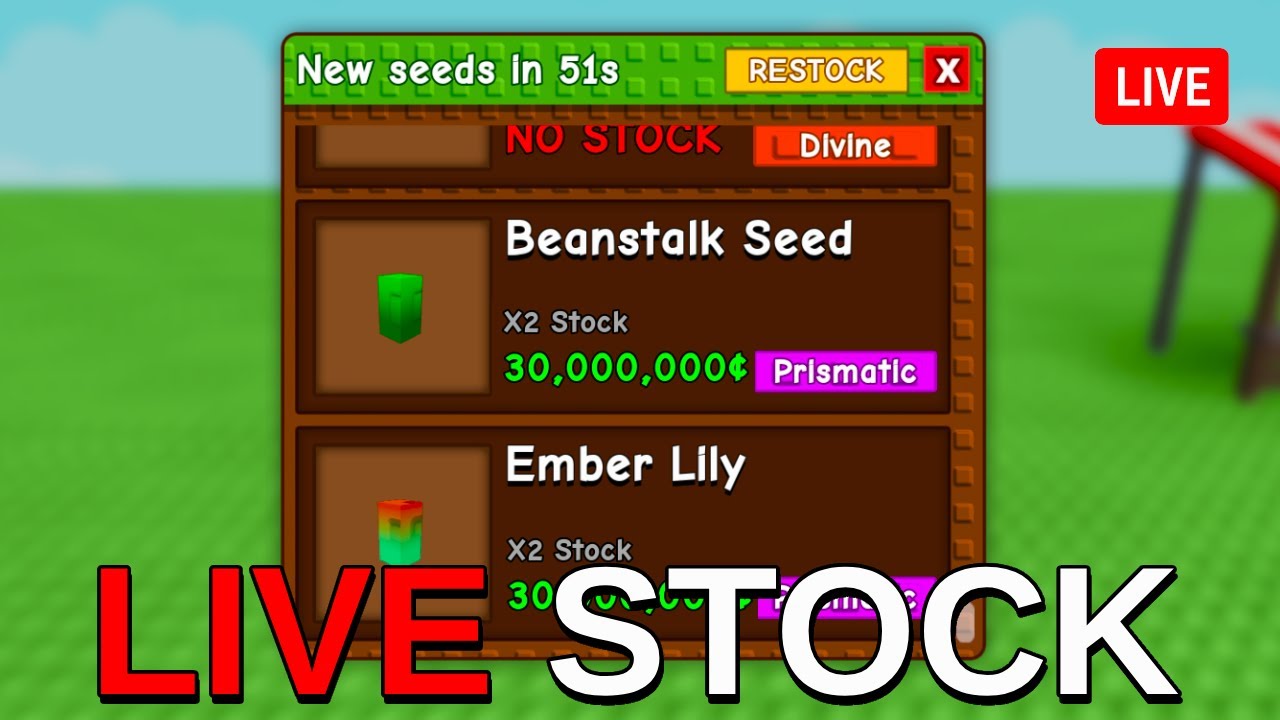 Live 🔴 | GROW A GARDEN STOCK, EGGS, WEATHER AND SEEDS 24/7!