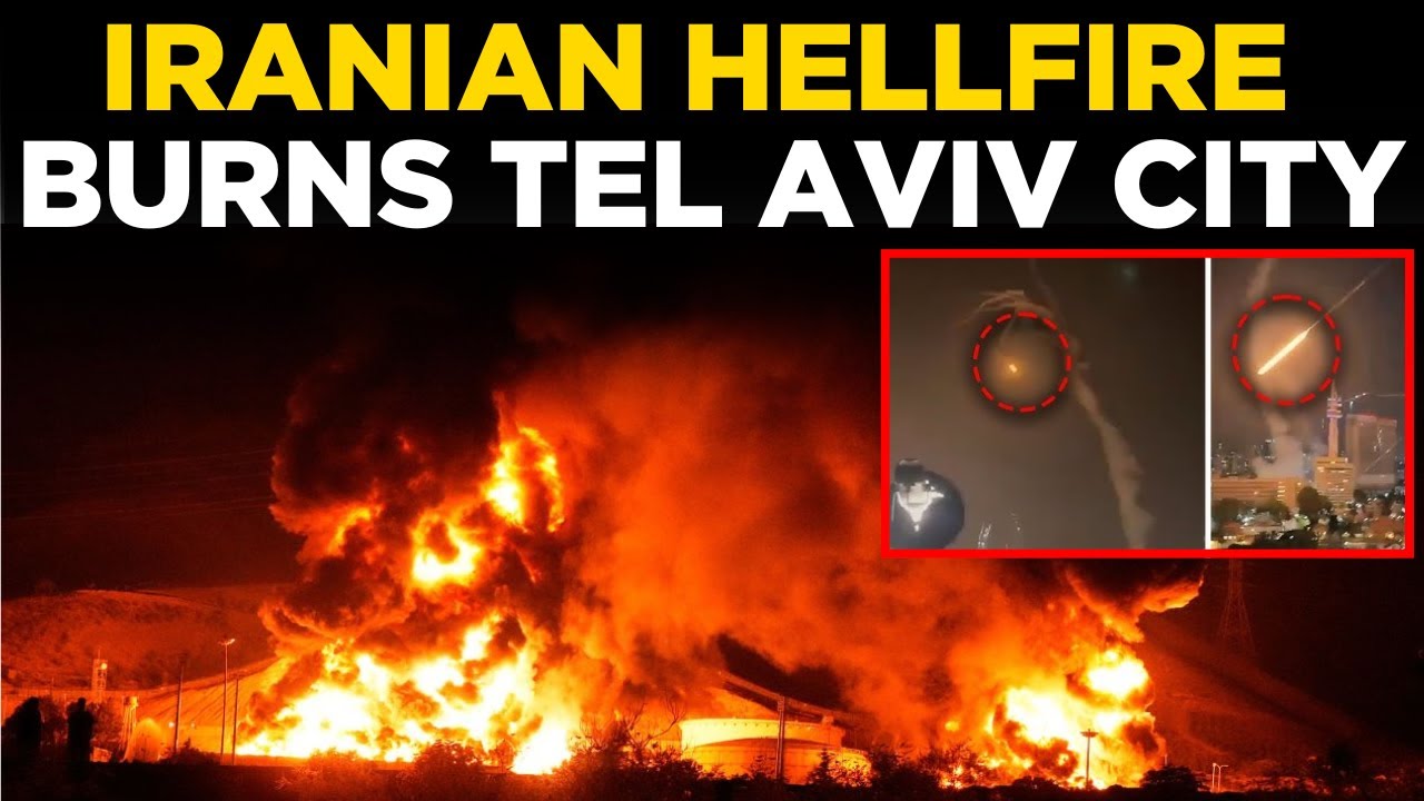 LIVE | 'Largest Attack...': Iran Launches Hellfire On Tel Aviv, Haifa | Buildings On Fire | Israel