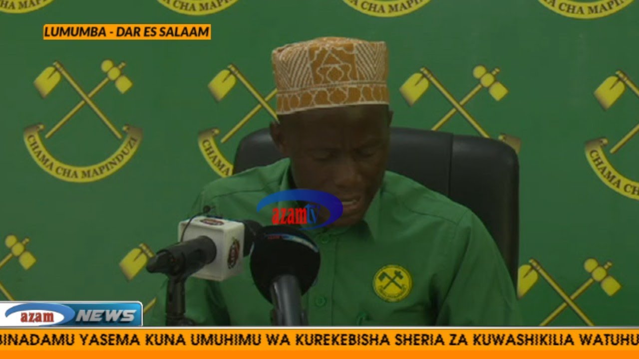 LIVE - MKUTANO WA KATIBU MWENEZI CCM NA WANAHABARI - 28/02/2020