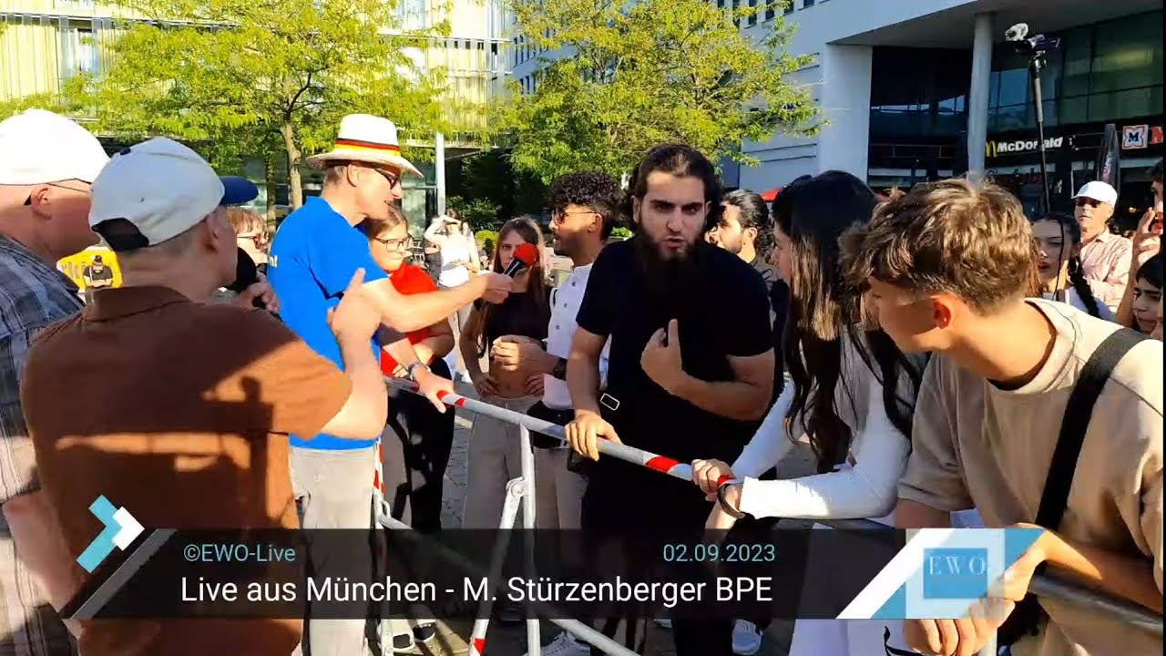 Live aus München/Riem - Michael Stürzenberger BPE-Kundgebung | 14:30-20:00 Uhr