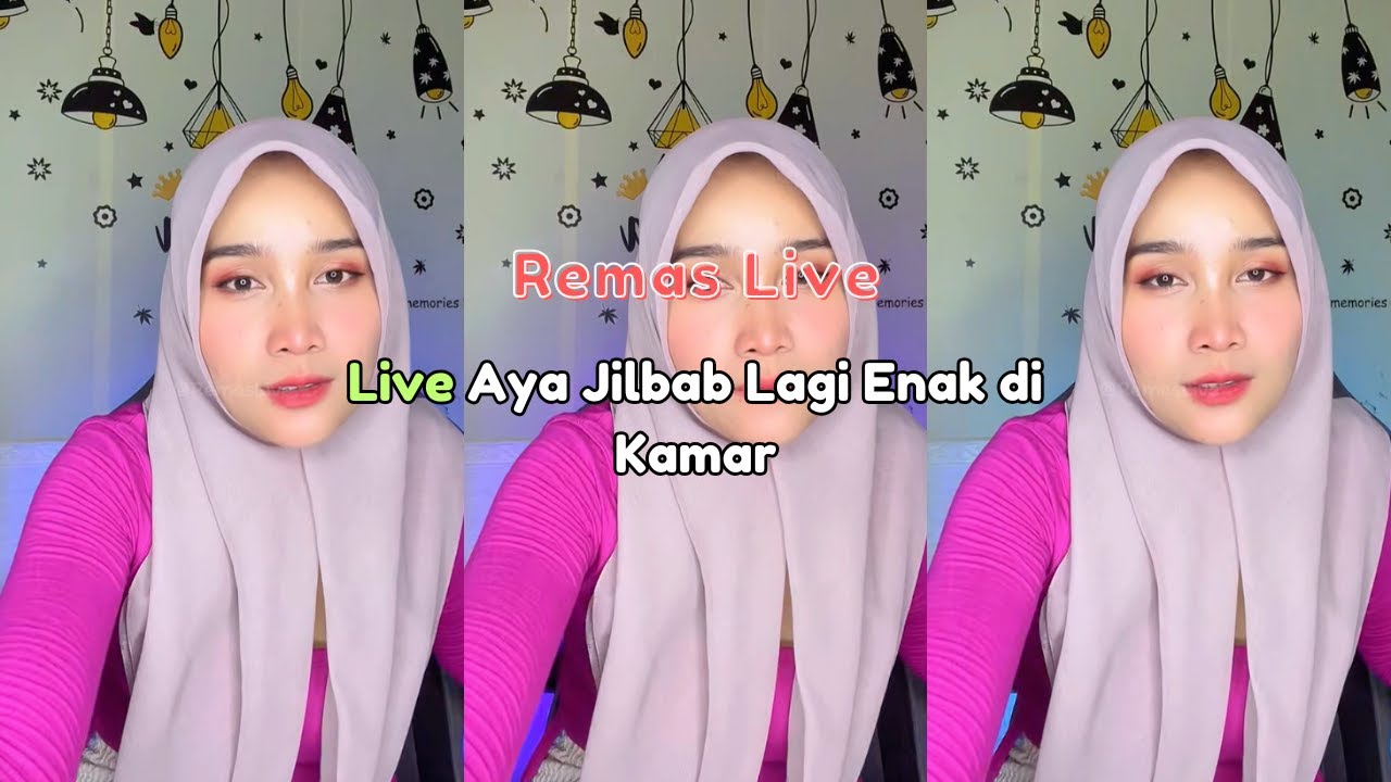 Live Ayla Jilbab Lagi Enak di Kamar