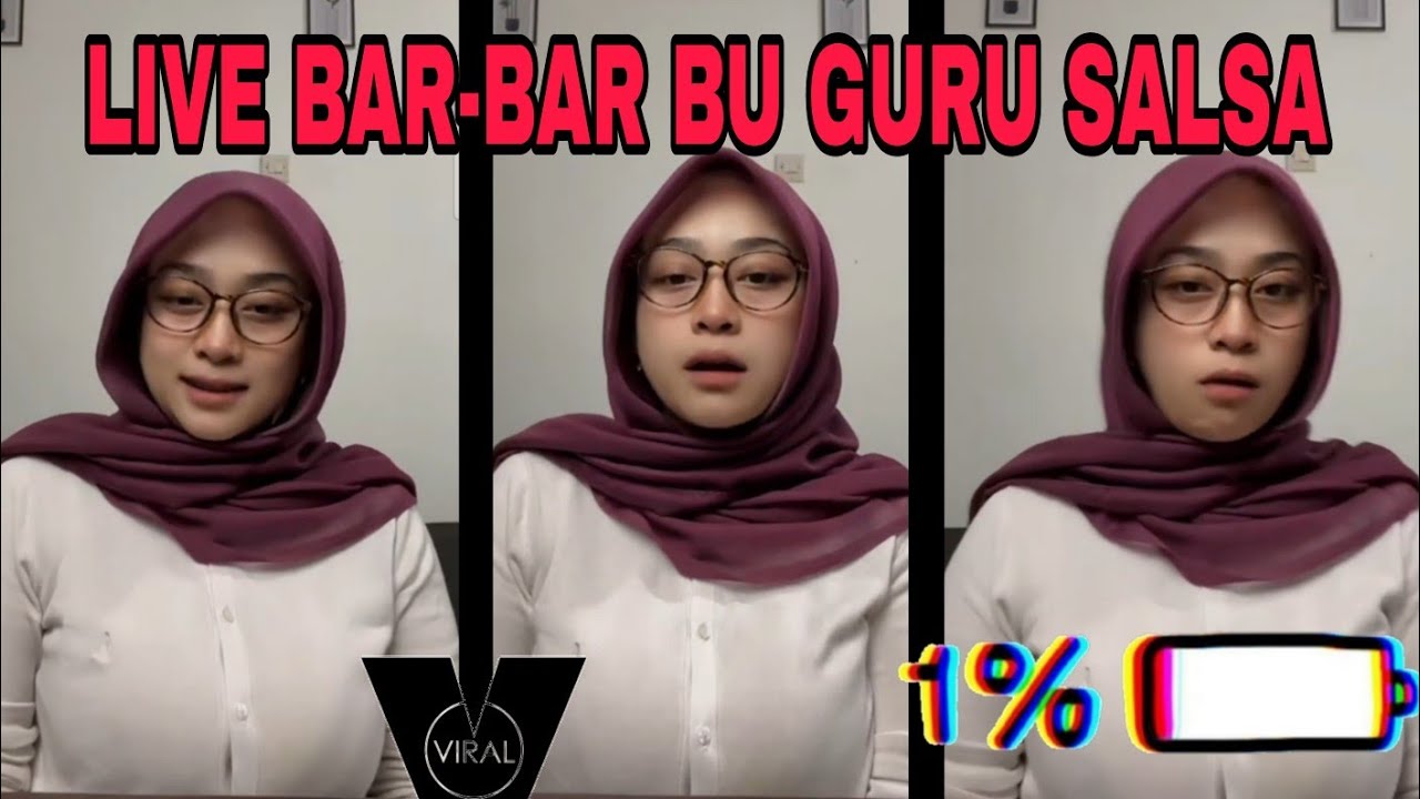 LIVE BAR-BAR BU GURU SALSA !!! Setelah viral Bu guru salsa live di tiktok 😱🤯