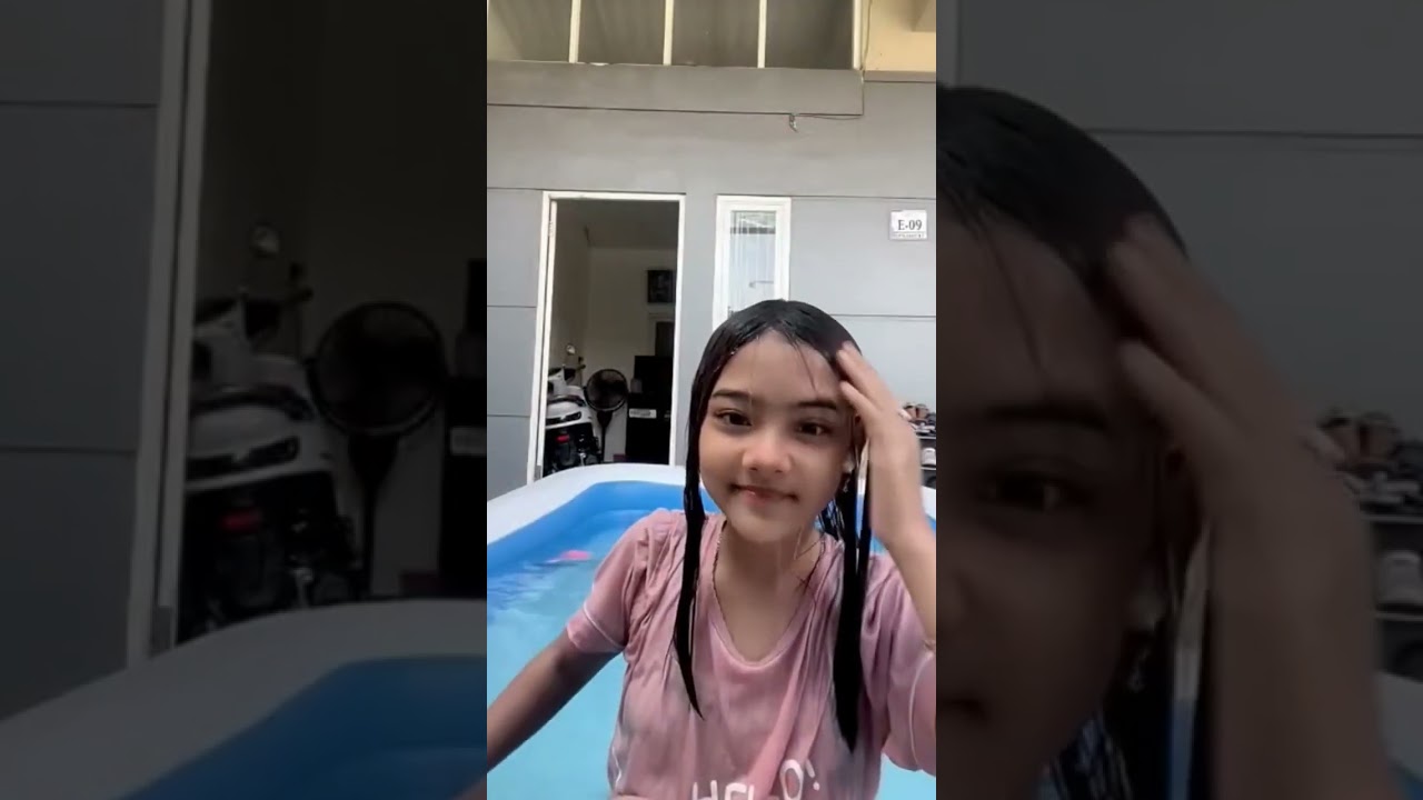 Live bocil renang sama kakaknya blunder