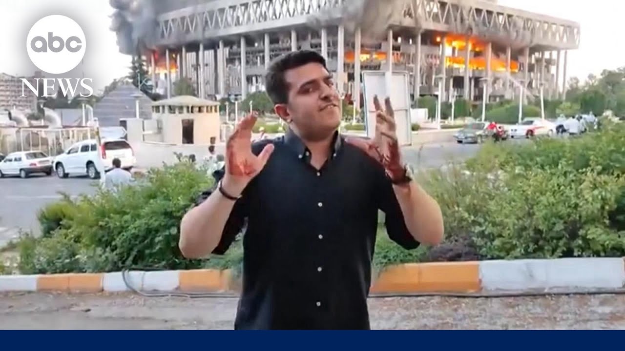 Live broadcast captures moment Israel attacks Iranian state TV