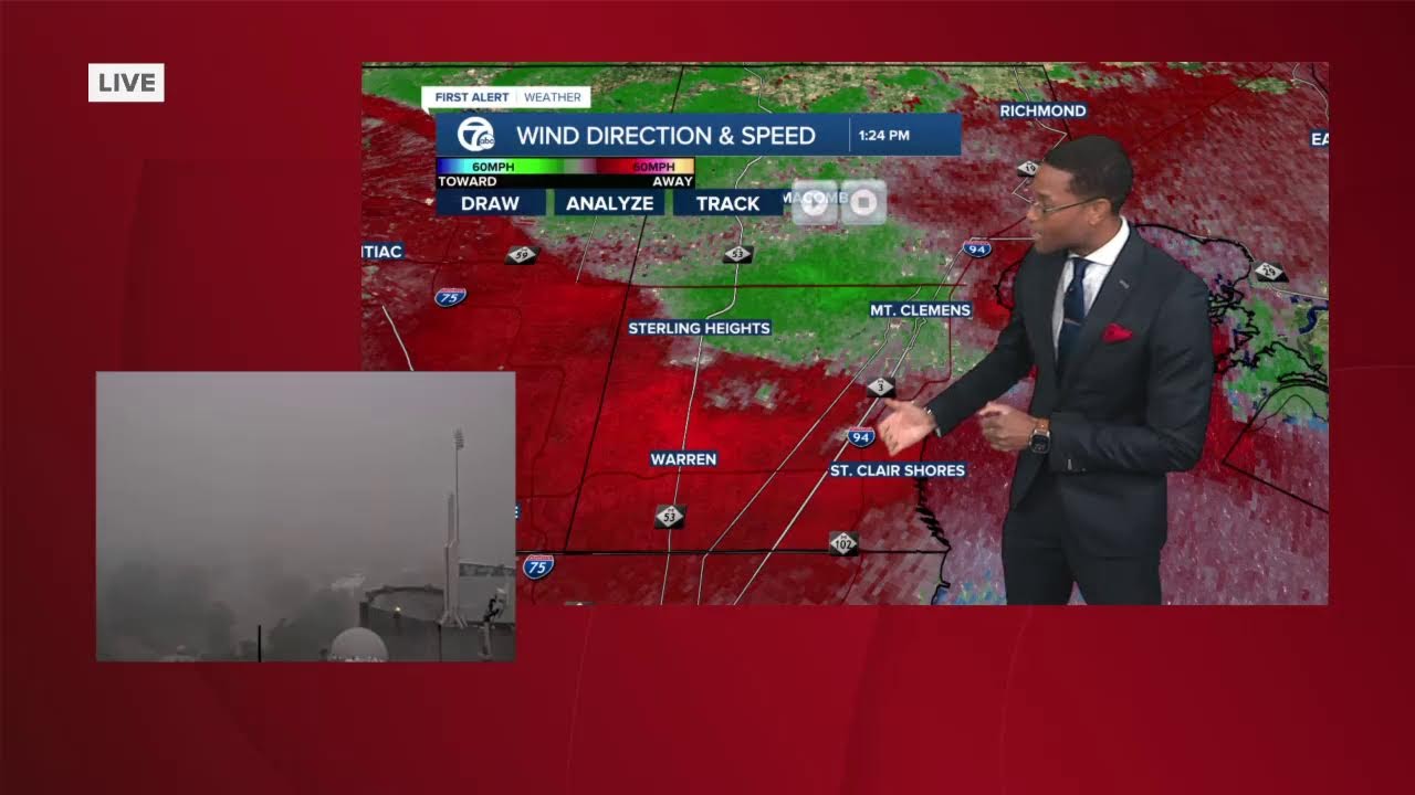 Live coverage: Tornado warning issued for Macomb County