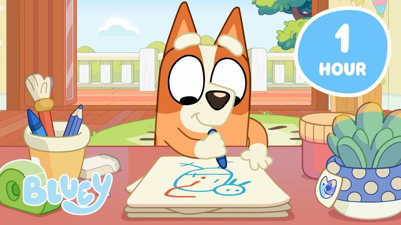 🔴LIVE: Drawing and Art Time! 🎨 🖌️ | Creative Fun with Bluey and Bingo 💙🧡 | Bluey