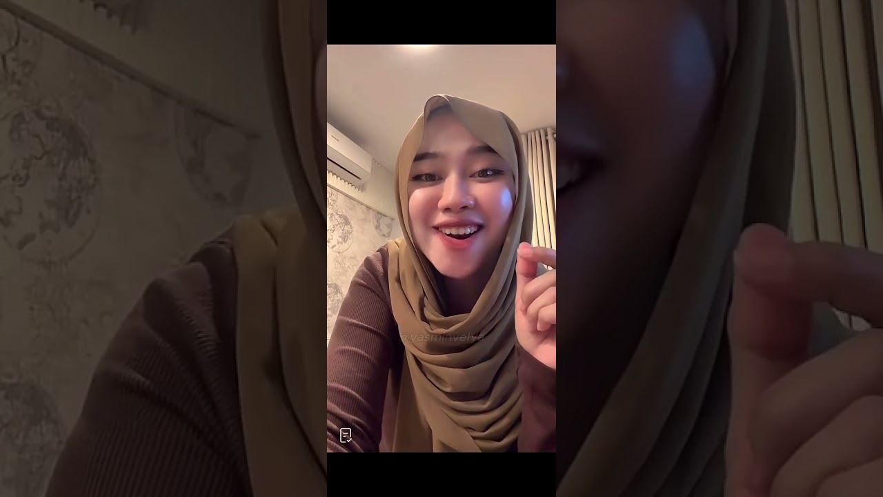 Live hijab rajut ketat niswah lagi nih #128 | ig@yasminvelya