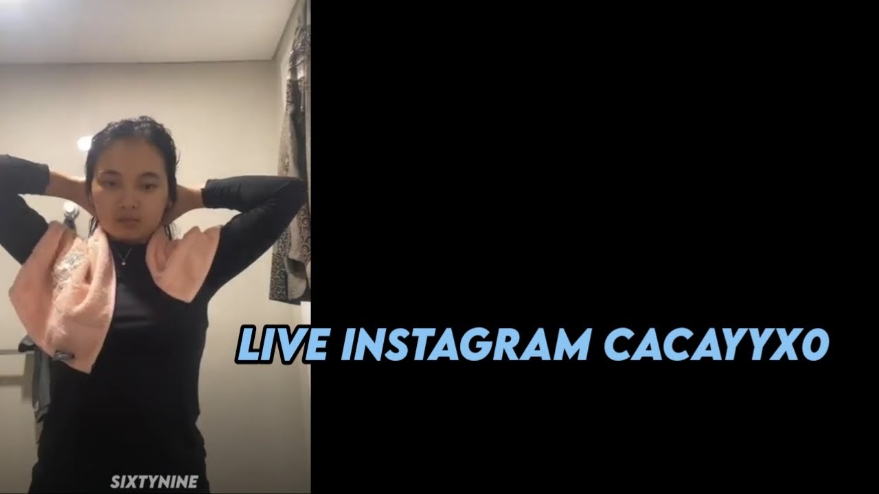 LIVE IG CACAYYX0‼️LAGI DI KAMAR MANDI