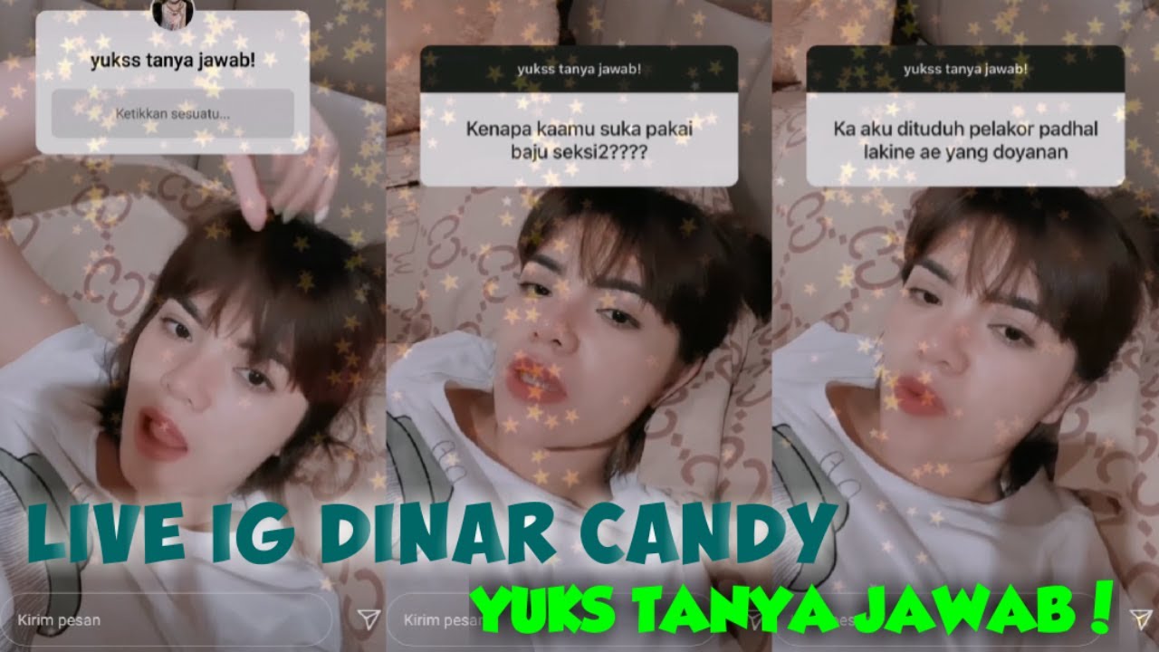 Live Ig Dinar Candy yuks tanya jawab!