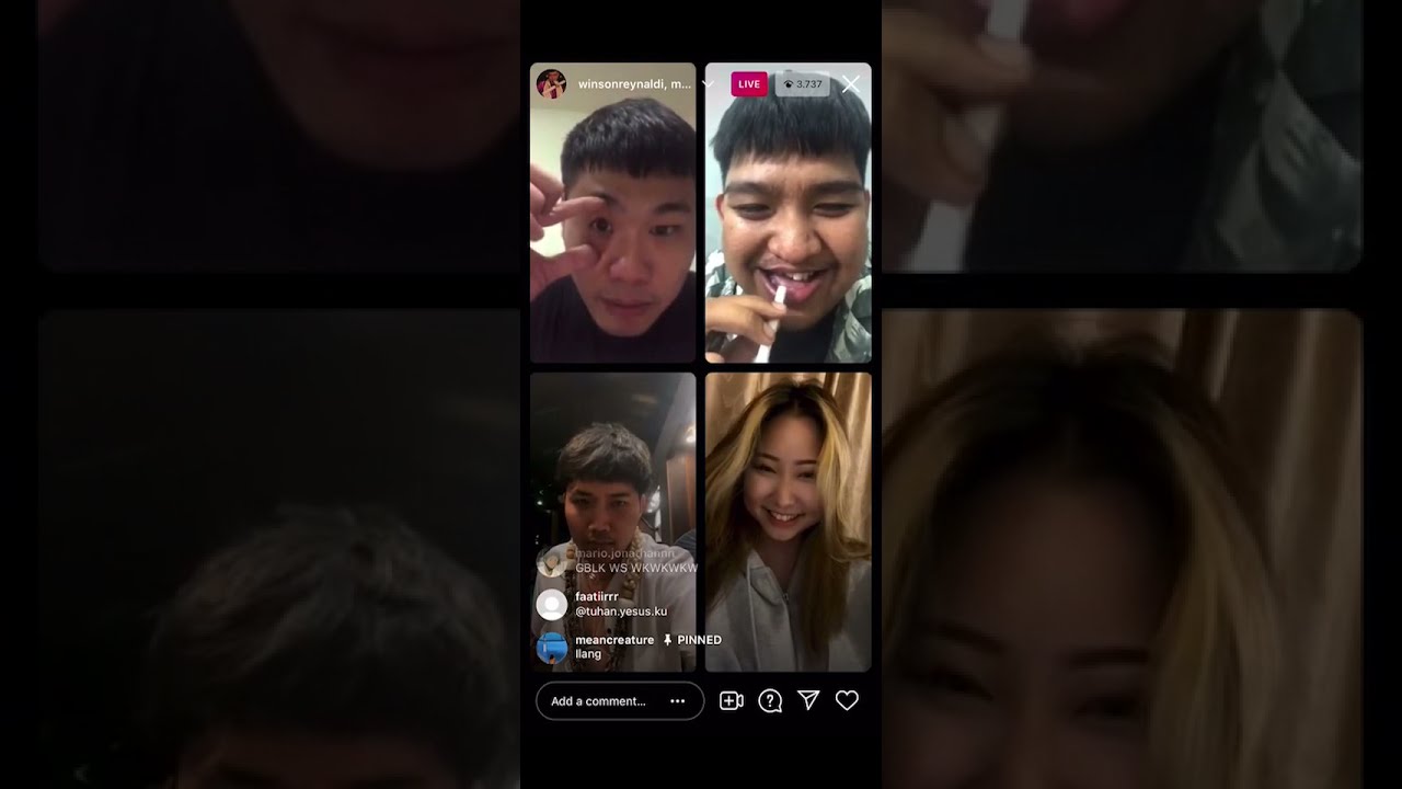 LIVE IG WS x NIKO x XXMTTHWKM x MEANCREATURE - YANG KALAH MAIN SUIT JEPANG LEPAS KANCING??