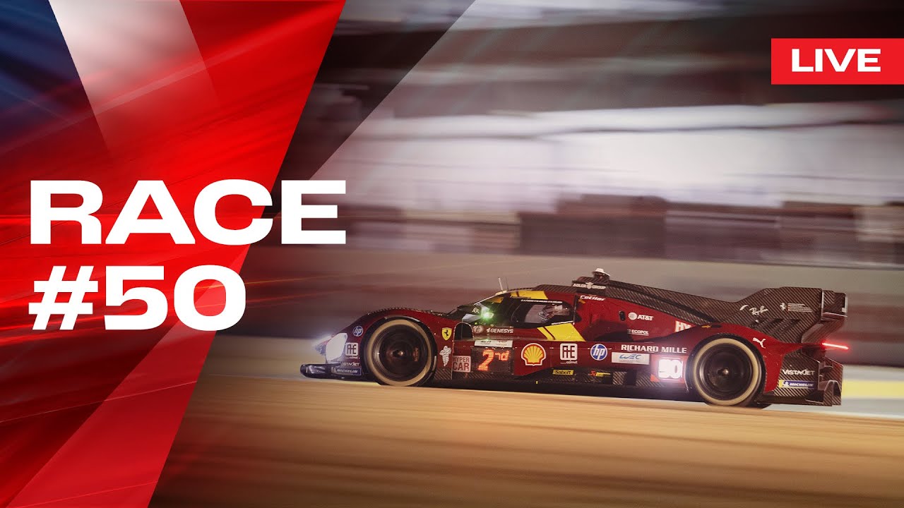 LIVE LE MANS 24 RACE Onboard car #50 | Ferrari Hypercar WEC - Part 2