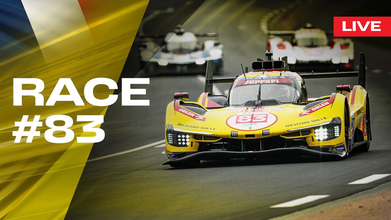 LIVE LE MANS 24 RACE Onboard car #83 | Ferrari Hypercar WEC - Part 3