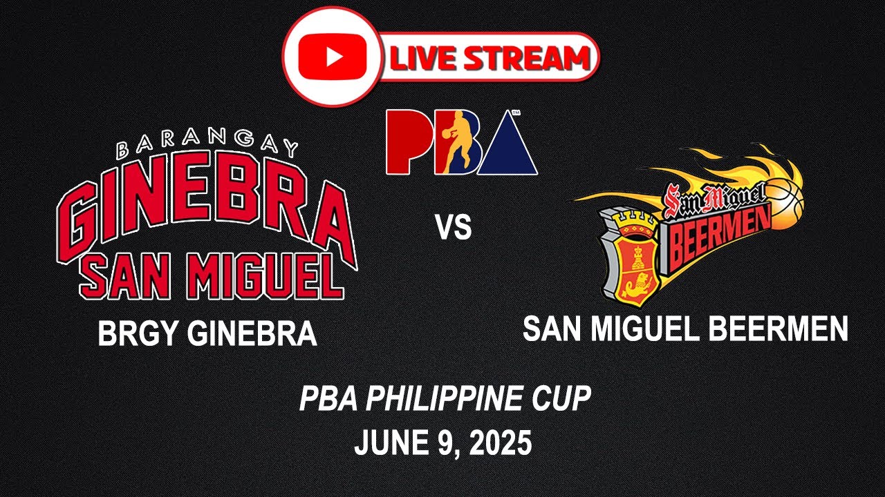 LIVE NOW! BRGY GINEBRA vs SAN MIGUEL BEERMEN | PBASeason49 | June 9, 2025 | NBA2K24 Simulation Only