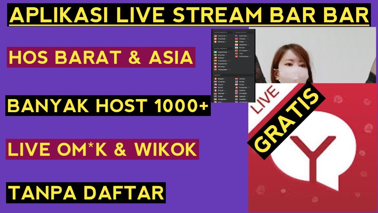 Live om*k penjuru dunia 🔥 aplikasi live streaming bar bar gratis penjuru dunia