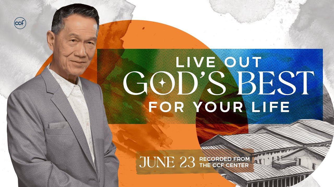 Live Out God's Best For Your Life | Peter Tan-Chi | June 23, 2024