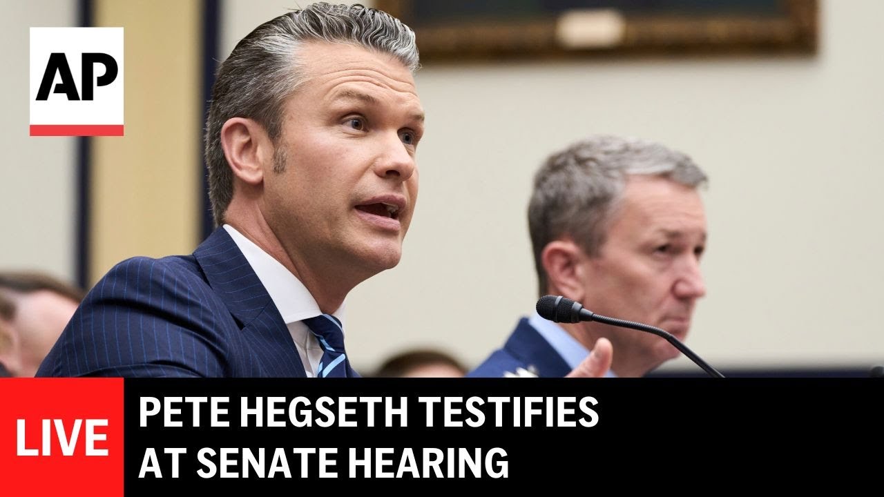 LIVE: Pete Hegseth testifies at Senate hearing as Iran-Israel conflict escalates