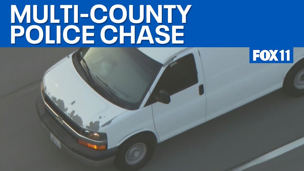 LIVE: Police chase road rage suspect across SoCal