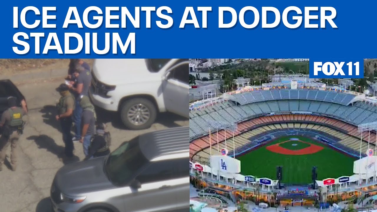 LIVE: Possible ICE outside Dodger Stadium