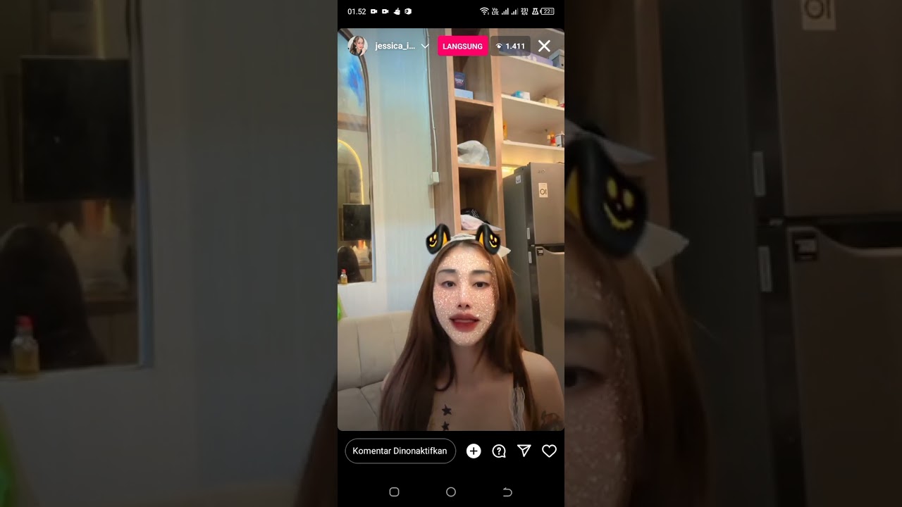 Live sexy Jessica intan pake lingerie