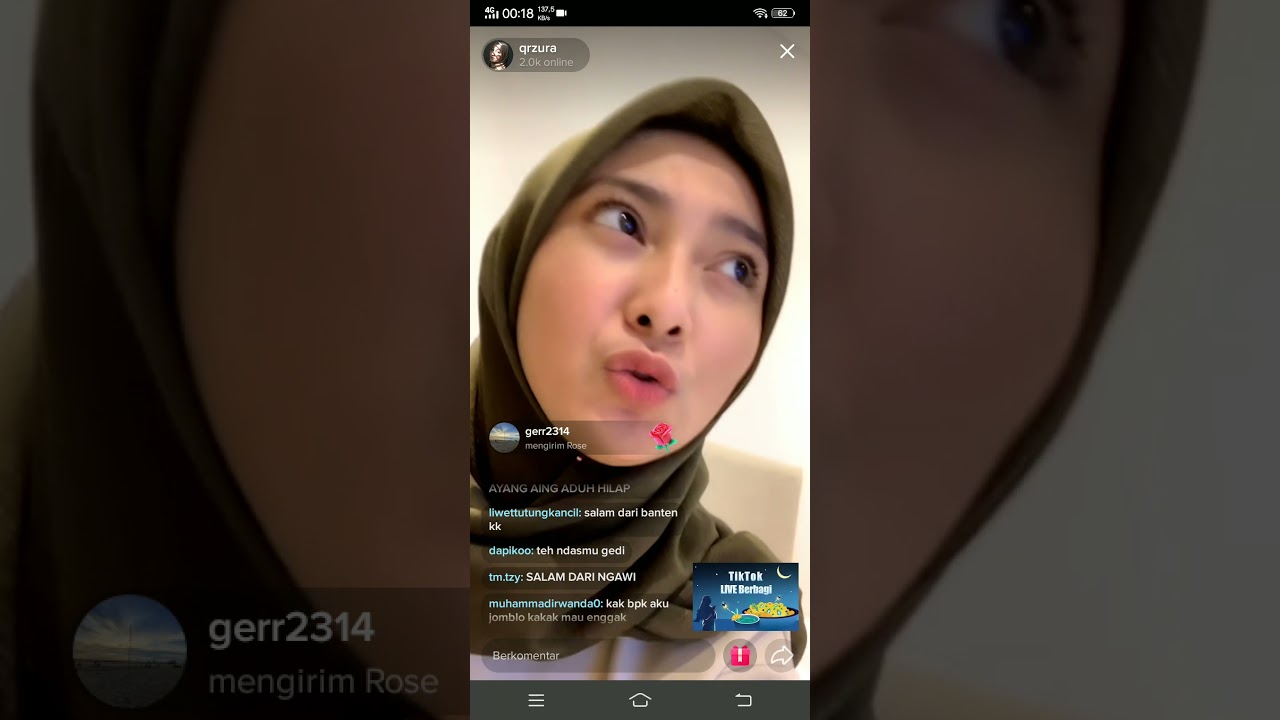 Live streaming desahan auzura malam ini