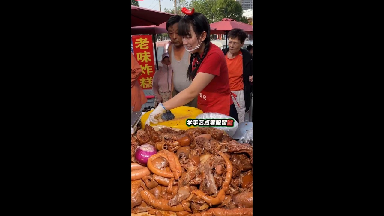 Live streaming of street food,chinese food❤️
