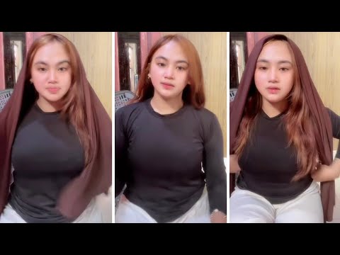 Live Teteh Hijabers Cantik Pulen Idaman Nyatok Rambut Baru Part 1