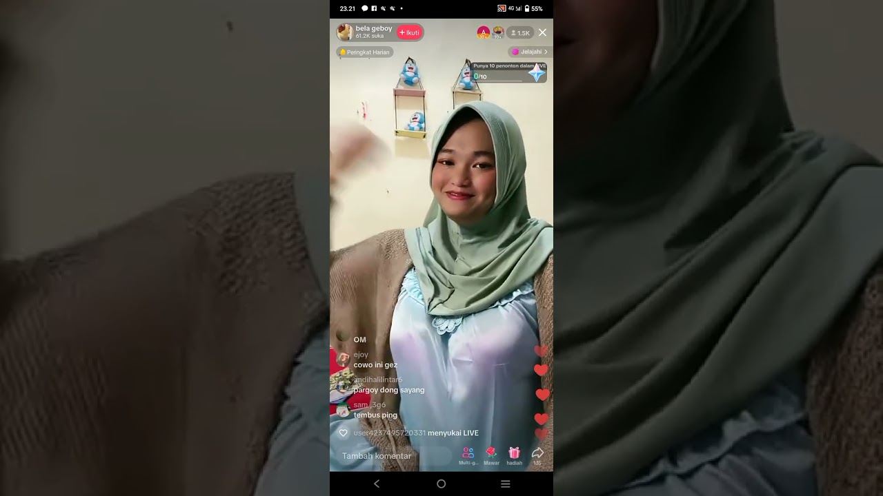 live tiktok bela geboy||Boba bukan sembarang boba