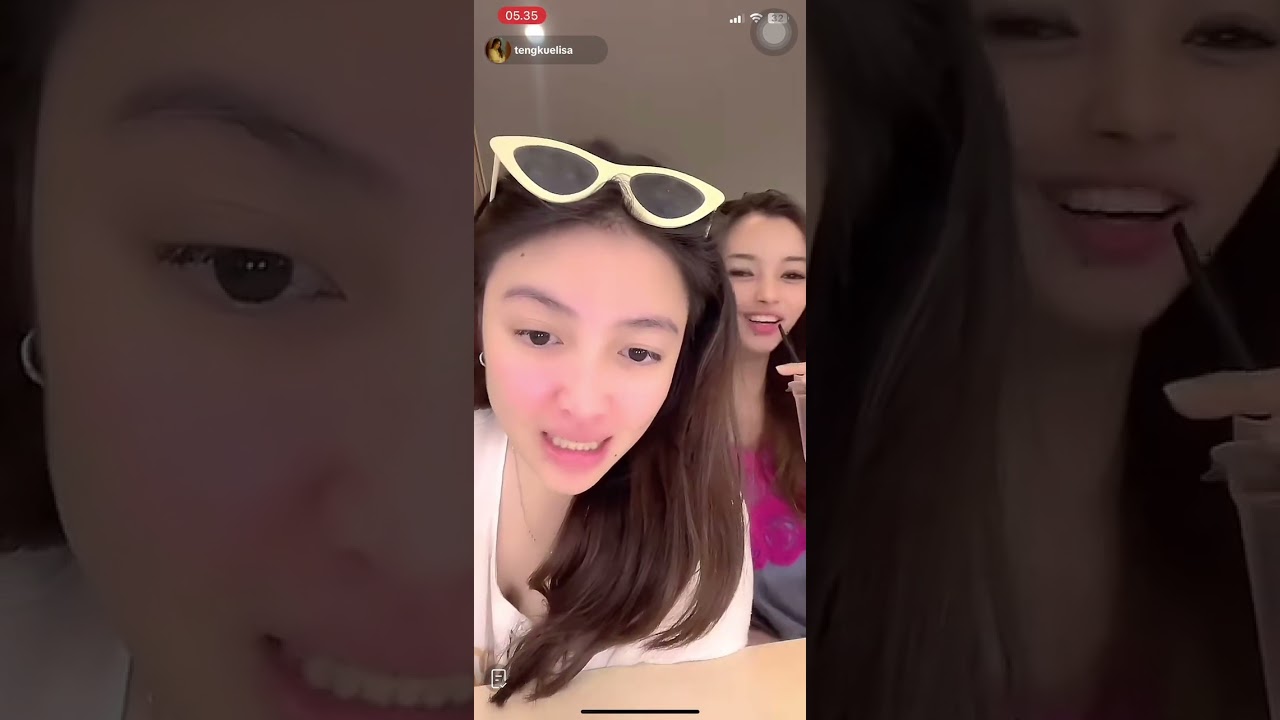 Live tiktok kelihatan uting