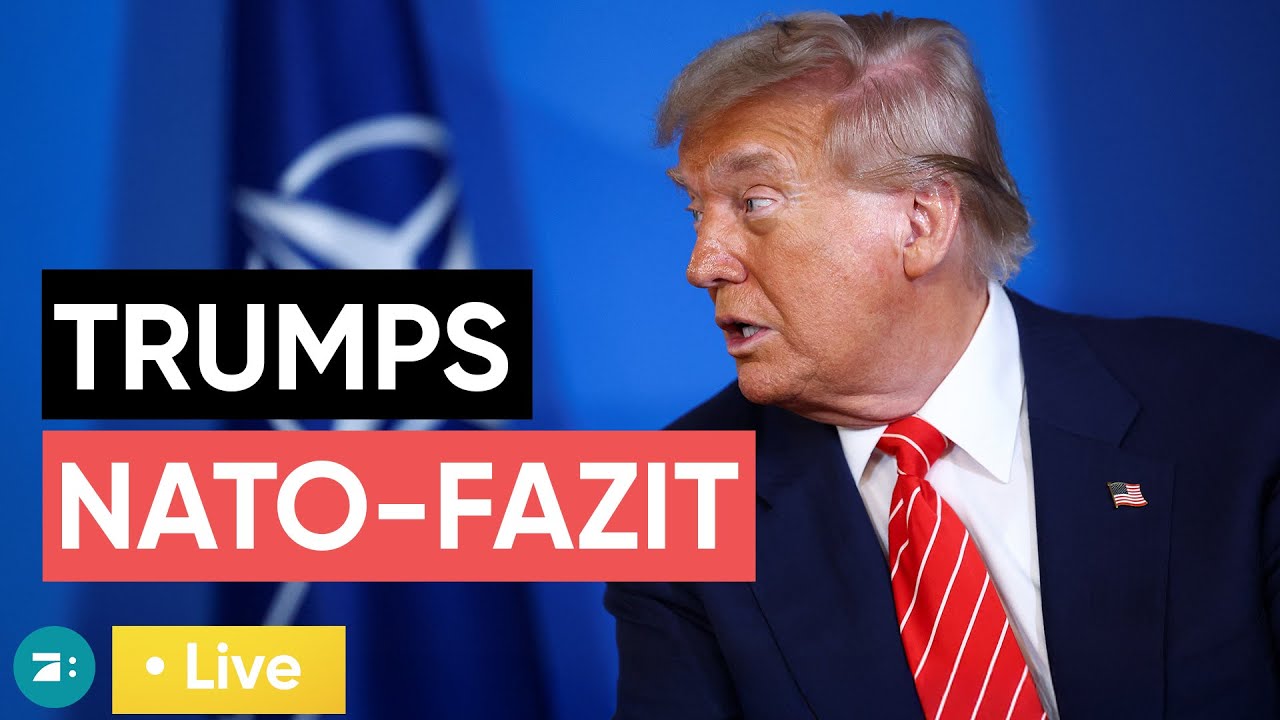 LIVE: Trump gibt Statement nach heiklem NATO-Gipfel