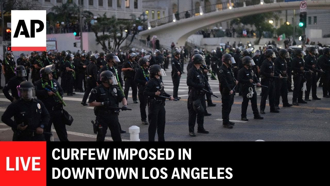 LIVE: View from Santa Ana and Los Angeles as protests continue