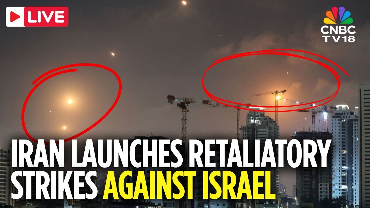 LIVE View of Tel Aviv: Explosions Heard in Tel Aviv as Iran Launches Attacks on Israel Soil | N18G