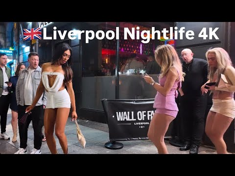 Liverpool Nightlife 🇬🇧 4K – Luxury Life & Rich English Girls After Midnight 2025