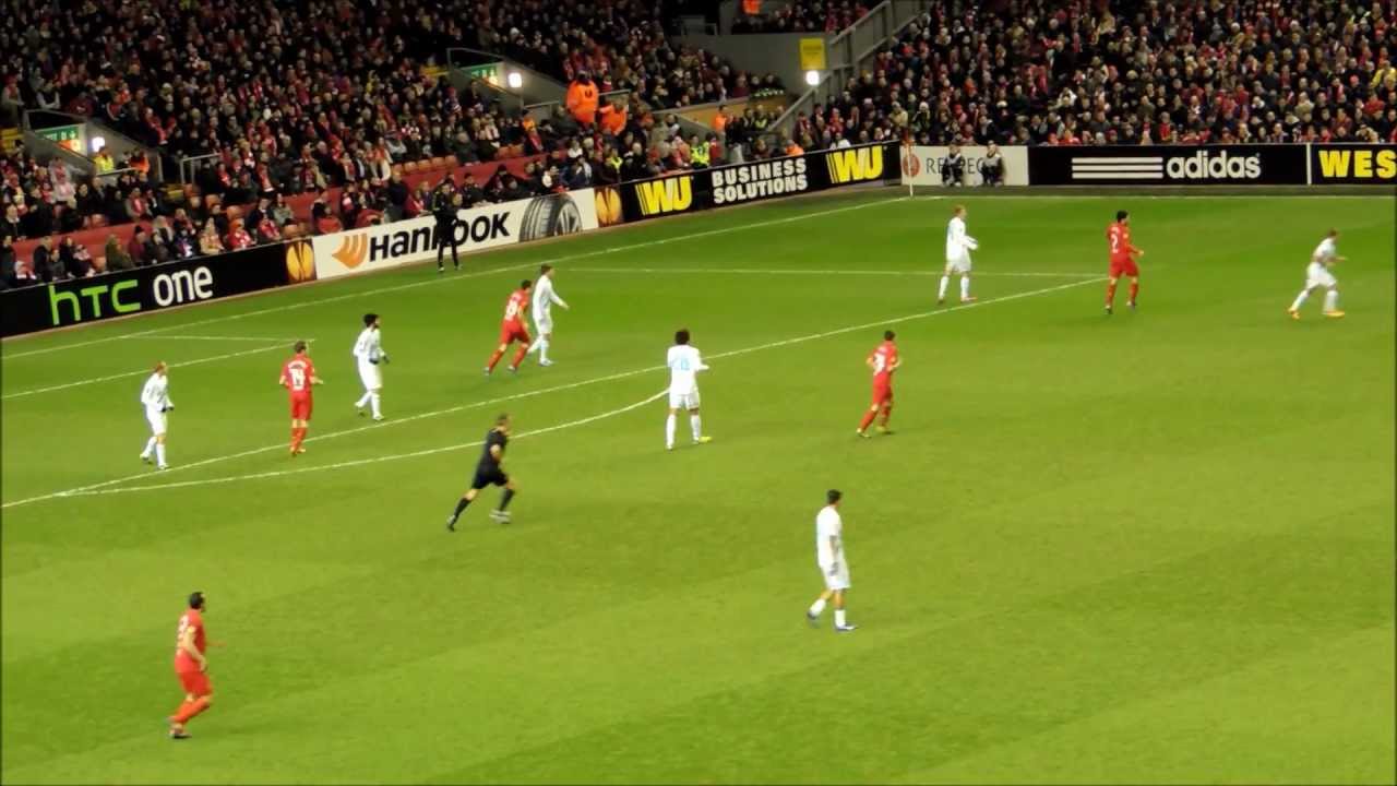 Liverpool v Zenit St Petersburg Hulk Goal 21/02/13