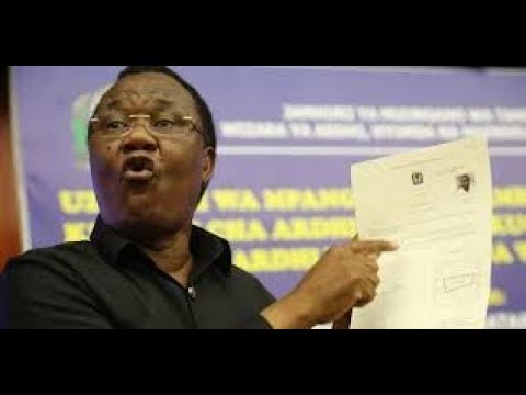 LIVE:WAZIRI WA ARDHI WILLIAM LUKUVI ANAZUNGUMZA NA WAANDISHI WA HABARI