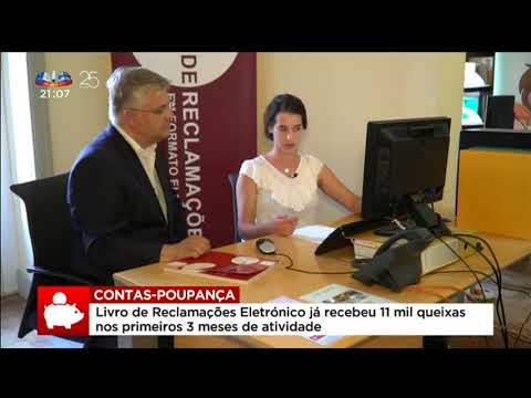 Livro de Reclamações - SIC Notícias Contas Poupança
