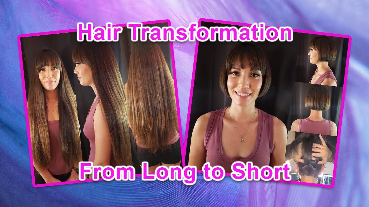 Liz Allen cuts long hair to short french bob with an undercut! (live on Twitch)