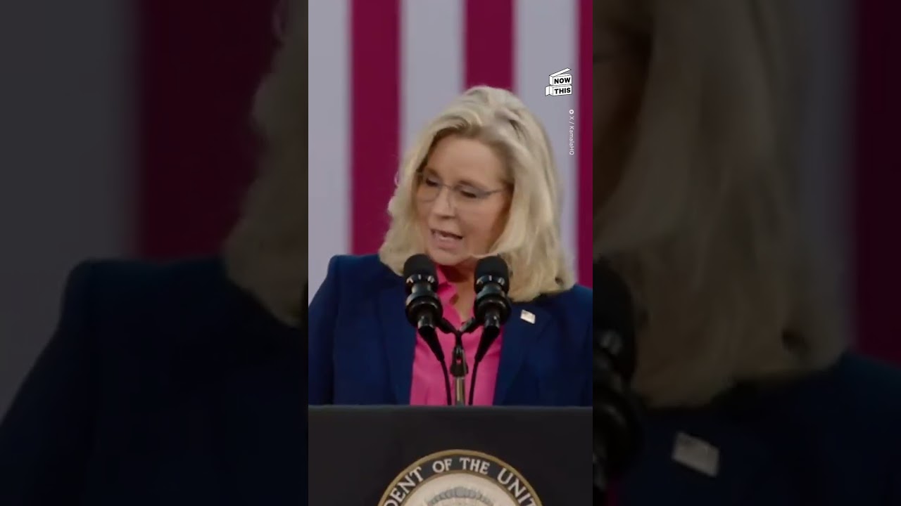 Liz Cheney Mocks Trump While Supporting Kamala Harris at Rally