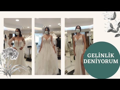 İLK GELİNLİK DENEMELERİ, GELİN BERABER SEÇİYORUZ | Vlog 5