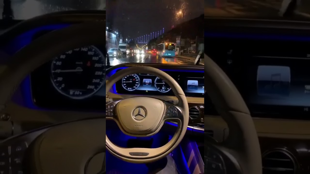 Lüks Mercedes snap /İstanbul lüks snap /Gece İstanbul snap /Yağmurlu snap /Gazapizm snap